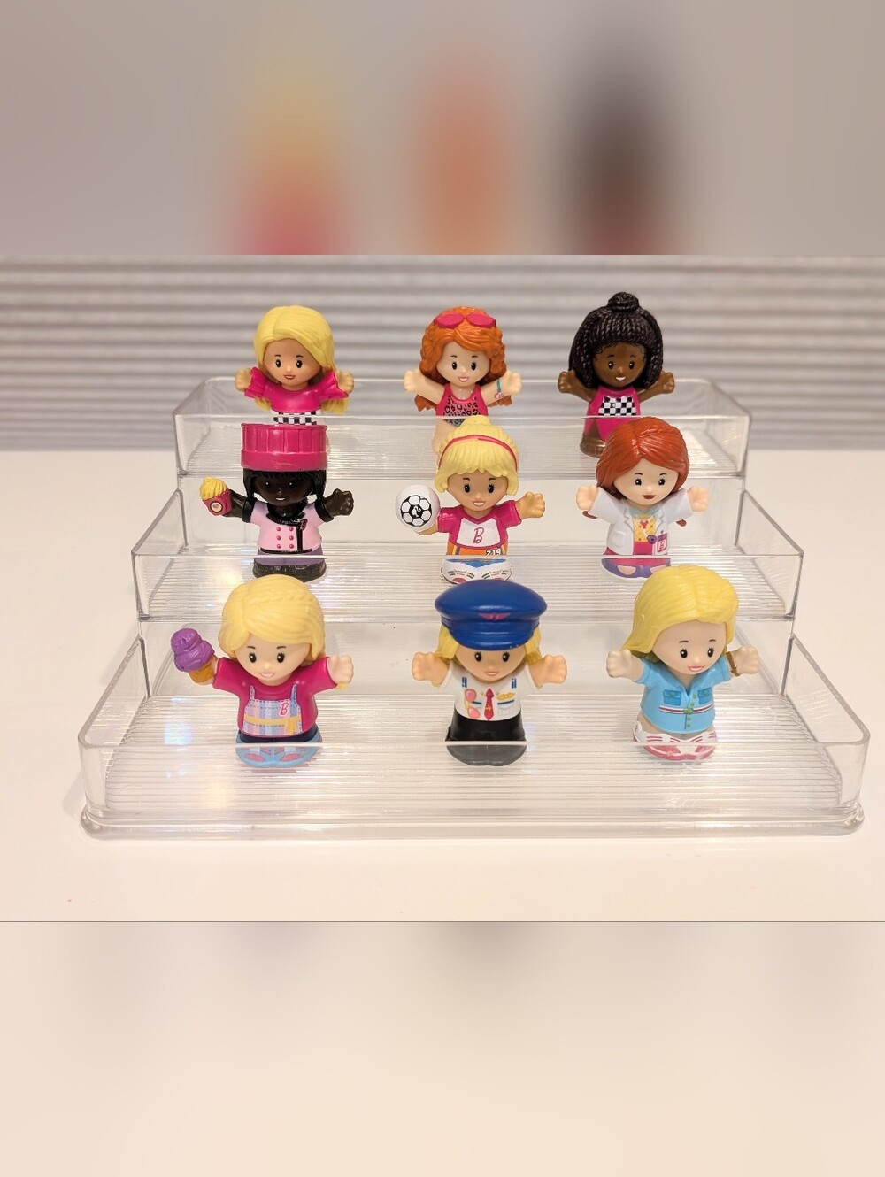 Fisher-Price x Barbie "You Can Be Anything" Career Figures (9-Piece Lot)